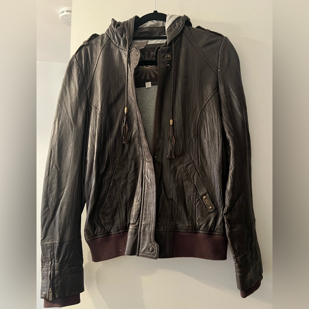 UGG women  Leather jacket